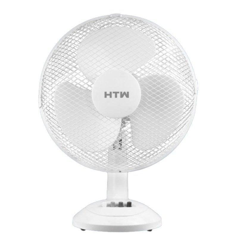 htw Ventilateur de Table HTW VM-45FT 45W 43cm 3 Vitesses Oscillation Large