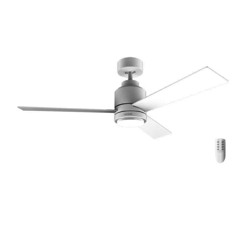cecotec Ventilateur de Plafond avec Lumière Cecotec EnergySilence Aero 4850 Style White 30W 122cm 6 Vitesses Télécommande Ultra Silencieux Fonction Hiver
