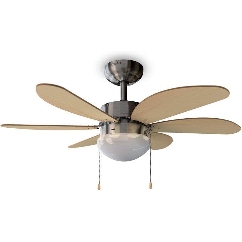 cecotec Ventilateur de plafond Cecotec EnergySilence Aero 350 6 pales réversibles 50W LED