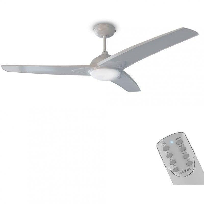 cecotec Ventilateur de Plafond avec Lumière Cecotec EnergySilence Aero 560 60W 132cm 3 Vitesses Télécommande Fonction Hiver Minuterie
