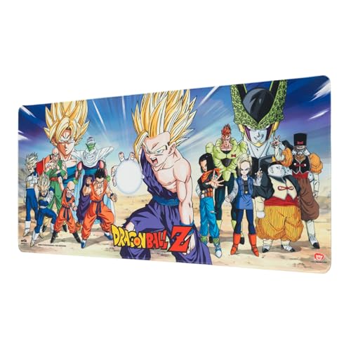 Grupo Erik - Tapis de Souris XXL Dragon Ball Super, Saga Cell - Tapis de Bureau 80 x 35 cm, Sous Licence Officielle| Sous Main Bureau, Accessoire pour PC, Tapis de Souris Gamer