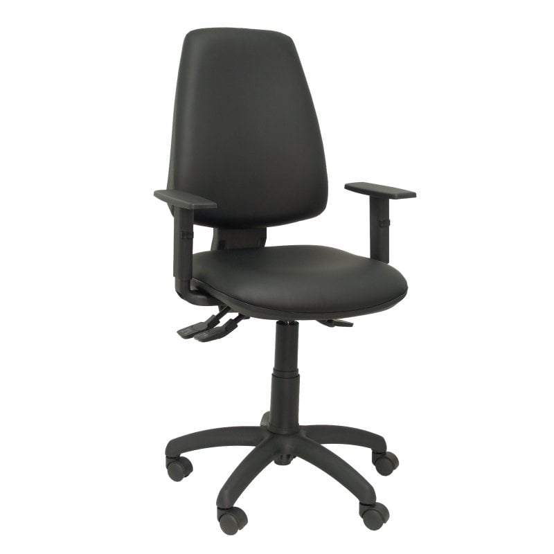 piqueras-y-crespo Piqueras y Crespo Elche Chaise Sincro en similicuir Black avec bras réglable