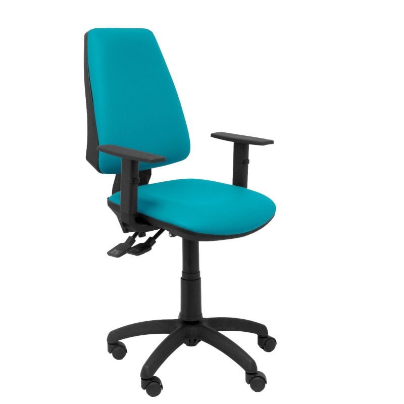 piqueras-y-crespo Piqueras y Crespo Elche Chaise Sincro en similicuir Green avec bras réglable
