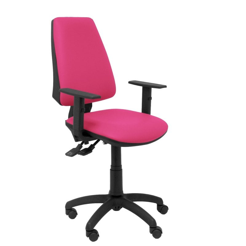 piqueras-y-crespo Piqueras y Crespo Elche Chaise Sincro en similicuir Pink avec bras réglable