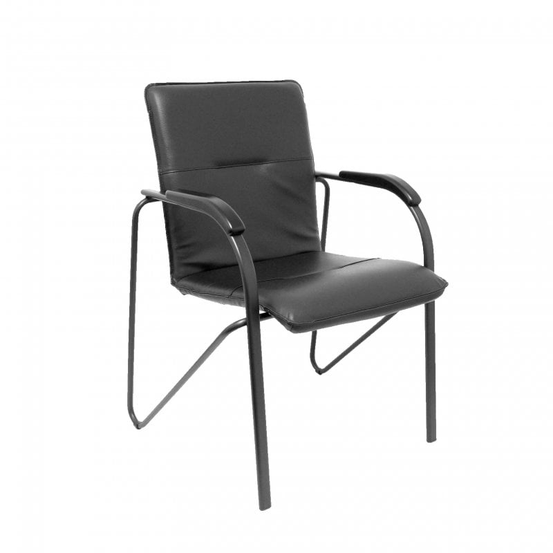 piqueras-y-crespo Piqueras y Crespo Balsa Pack 2 Chaises en Simili Cuir Black