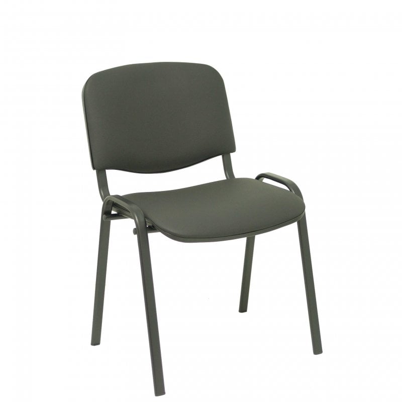 piqueras-y-crespo Piqueras y Crespo Alcaraz Pack 4 Chaises en Simili Cuir Black