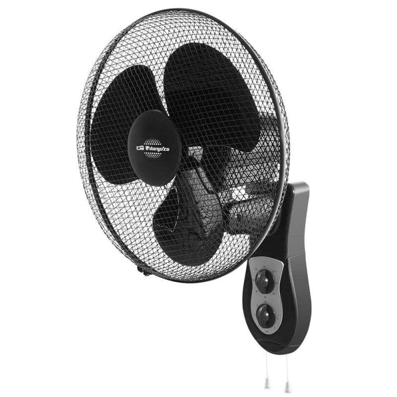 orbegozo Ventilateur Mural Orbegozo WF 0141 40W 40cm 3 Vitesses Tête Oscillante Silencieux Minuterie