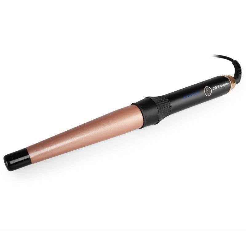 orbegozo Boucleur Conique Orbegozo PL 1160 Céramique 19-32 mm 190°C Chauffe Rapide Black et Or