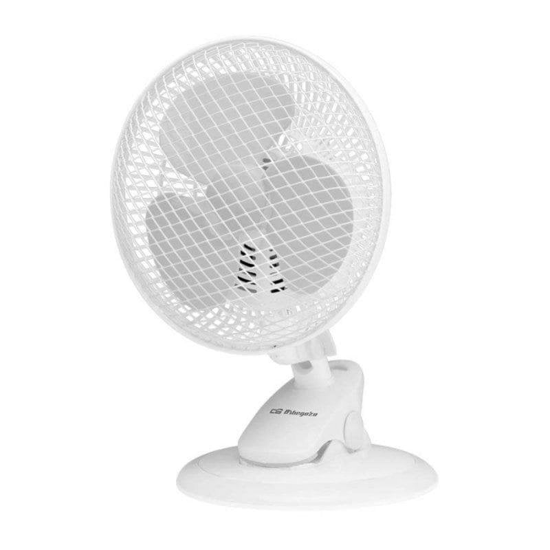 orbegozo Ventilateur de Table Mural à Pinces Orbegozo TF 0319 20W 17,5cm 2 Vitesses Oscillant Silencieux
