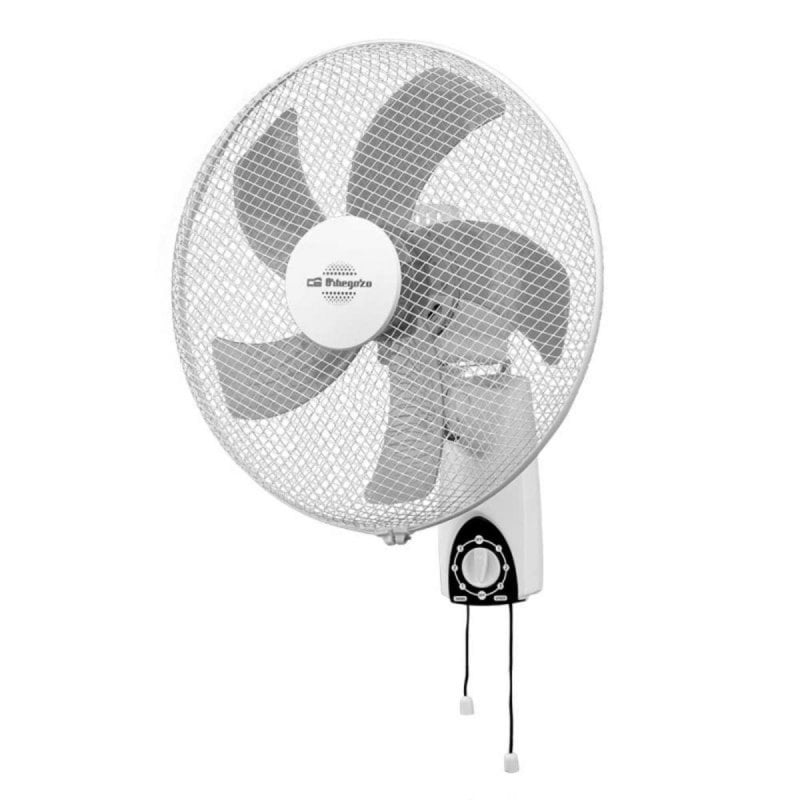 orbegozo Ventilateur mural oscillant silencieux à 5 pales de 45 W et 40 cm avec 3 vitesses