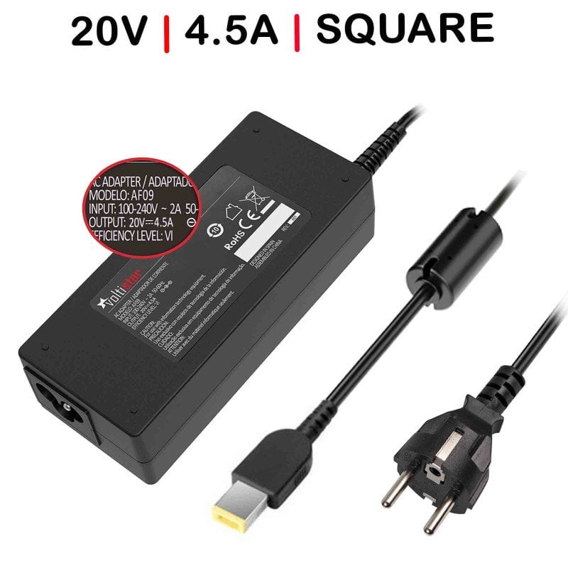 voltistar Chargeur Lenovo ThinkPad X1 Carbon 20V 4.5A 90W Compatible Universel