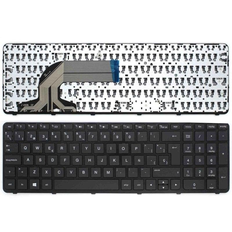 portatilmovil Clavier Portable HP Pavilion 15-E N Black Espagnol avec Cadre