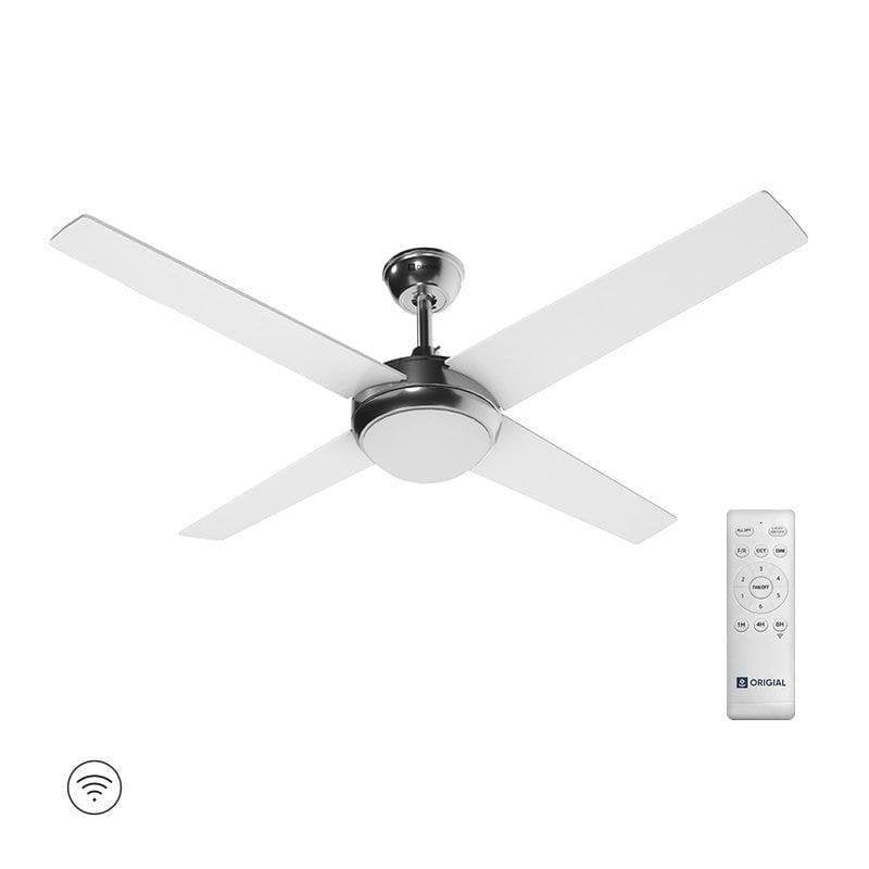 origial Ventilateur de Plafond avec Lumière Origial AIRBLISS CEILING 25WIN WIFI 25W 106cm Moteur DC WiFi Pales Rétractables