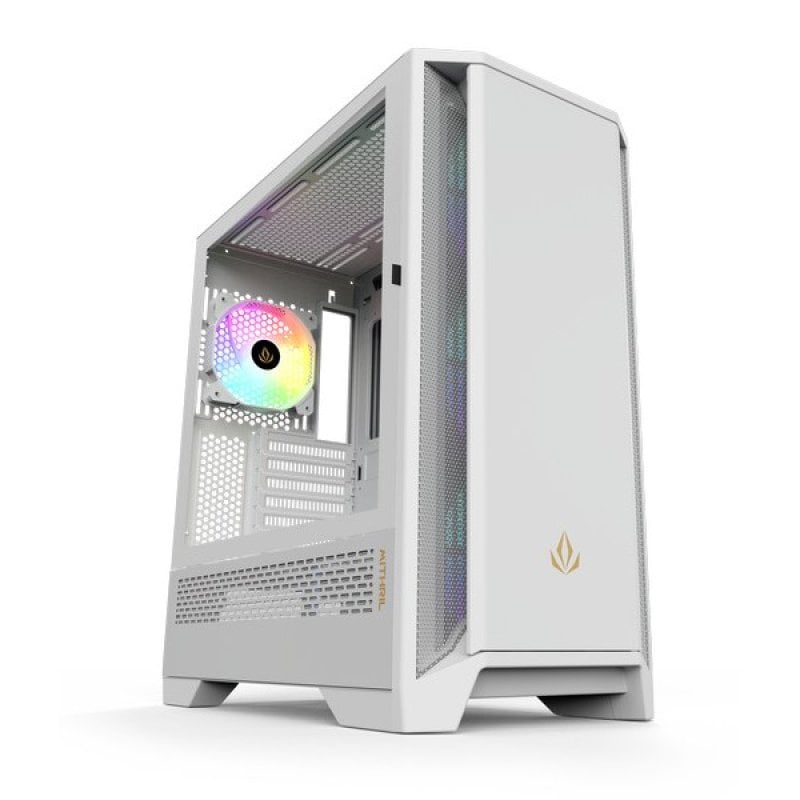 forgeon Airflow Mithril ARGB Mesh Tower ATX White