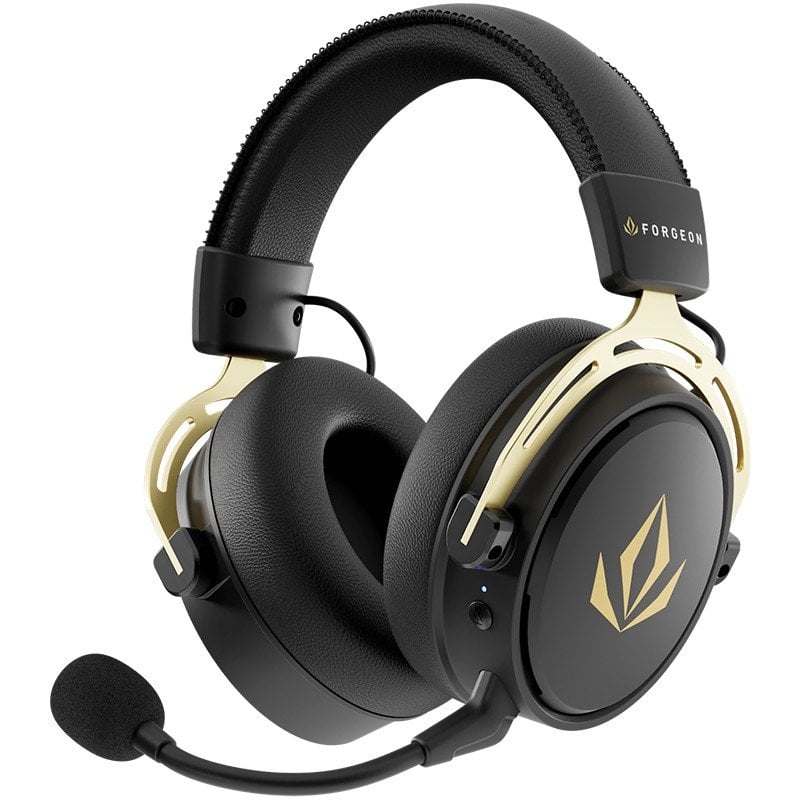 forgeon Casque de jeu sans fil Forgeon General PC PS4 PS5 Xbox Xbox X Switch Black