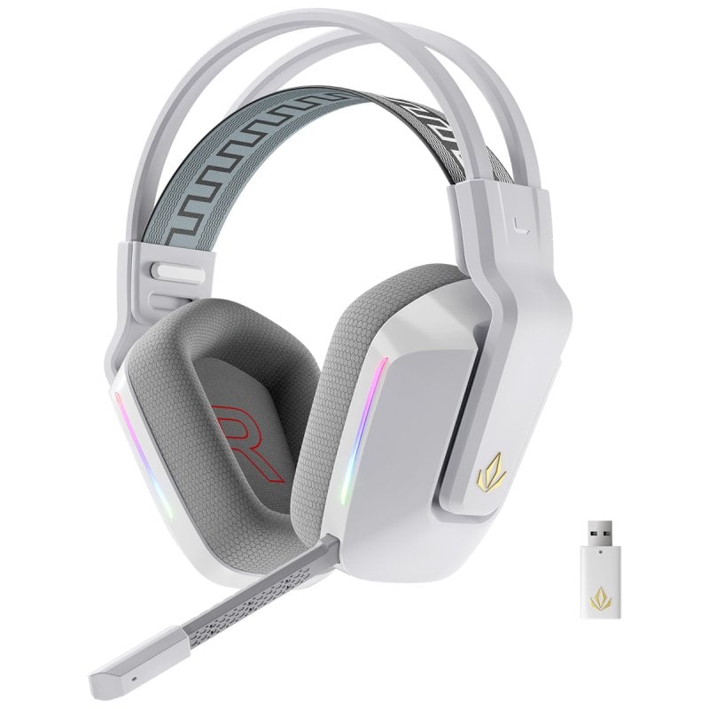 forgeon Forgeon Captain RGB Casque de jeu sans fil avec microphone White
