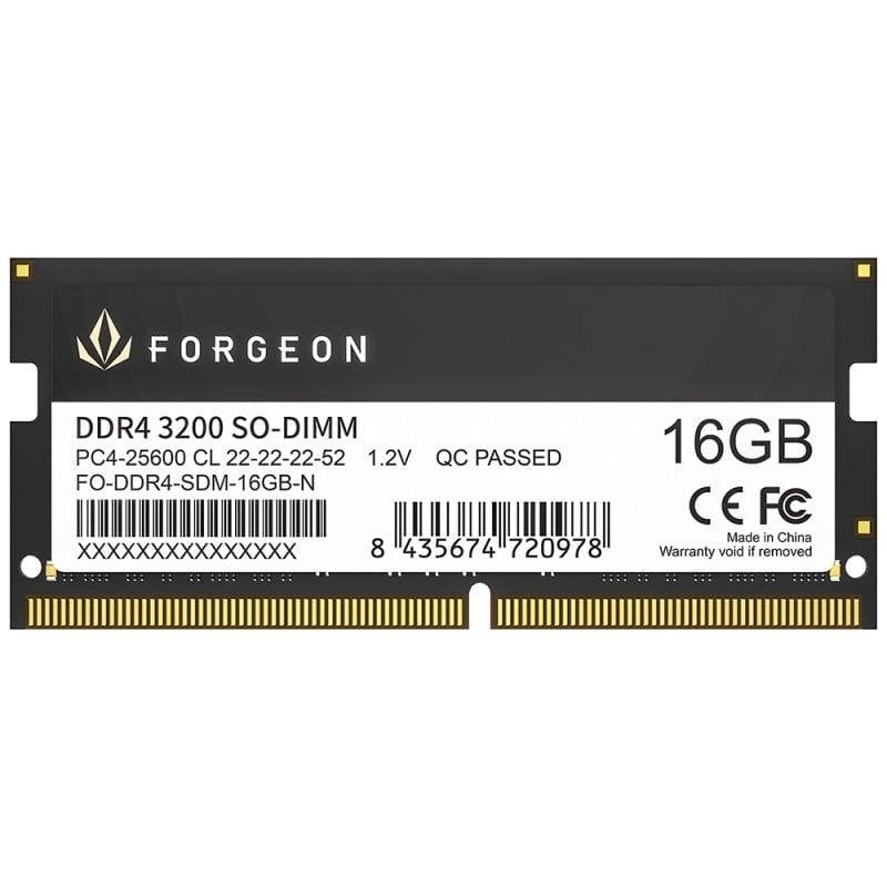 forgeon Mémoire RAM Forgeon Cyclone PLUS 16Go 1x16Go DDR4 3200MHz CL22 Black