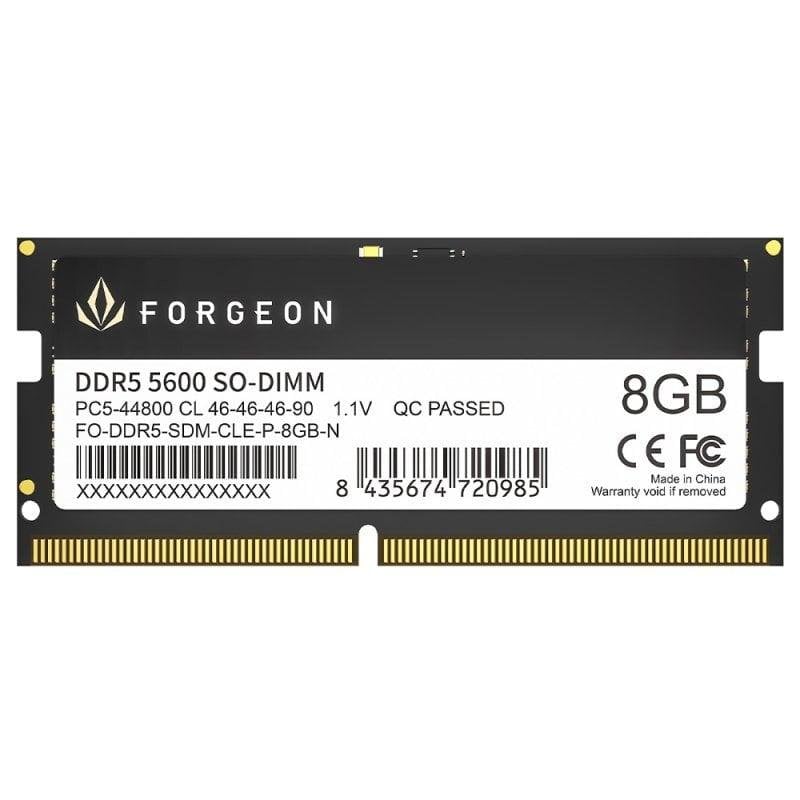 forgeon Mémoire RAM Forgeon Cyclone PRO 8GB 1x8GB DDR5 5600MHz CL46 Black
