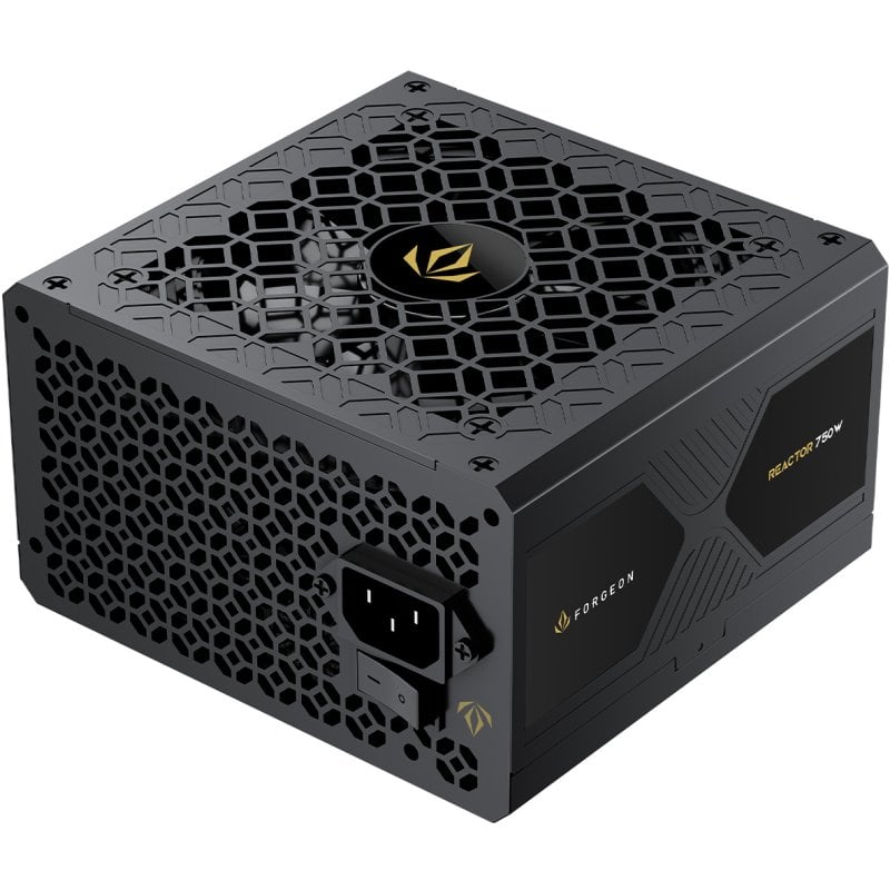 forgeon Alimentation entièrement modulaire Forgeon Reactor 750 W Cybenetics Platinum ATX 3.1 PCIe 5.1, Black