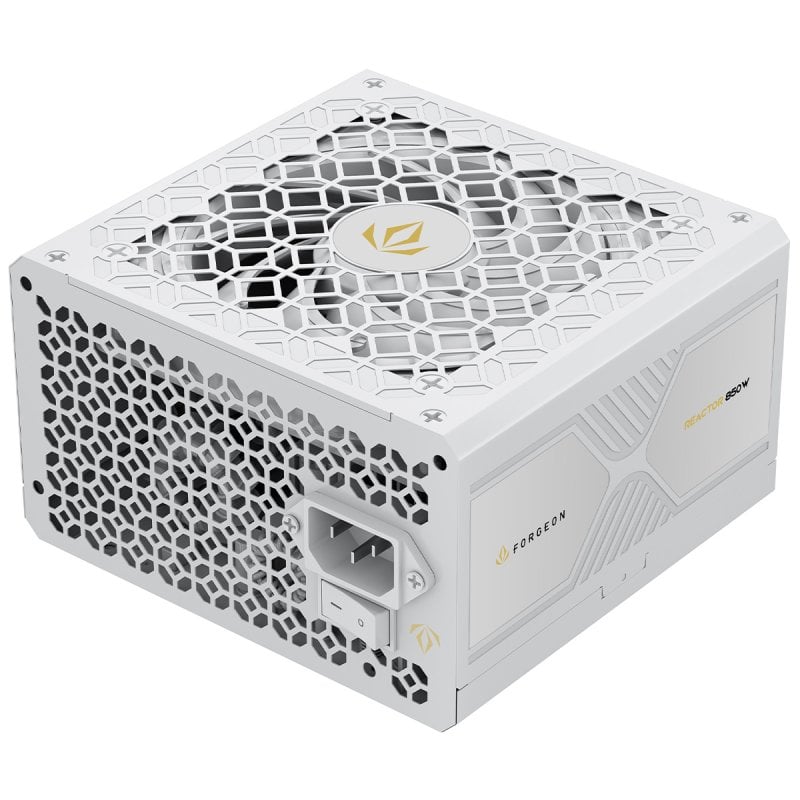 forgeon Alimentation entièrement modulaire Forgeon Reactor 850 W Cybenetics Platinum ATX 3.1 PCIe 5.1 White