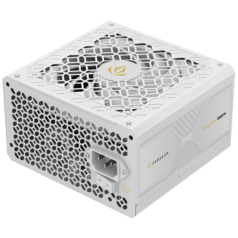 forgeon Forgeon Reactor 1000 Cybenetics Platinum ATX 3.1 PCIe 5.1 Alimentation entièrement modulaire blanche