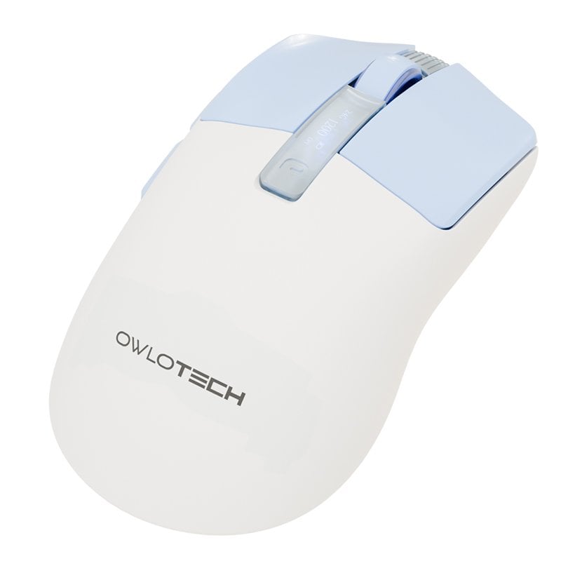 owlotech Souris sans fil Owlotech M95 avec écran OLED White