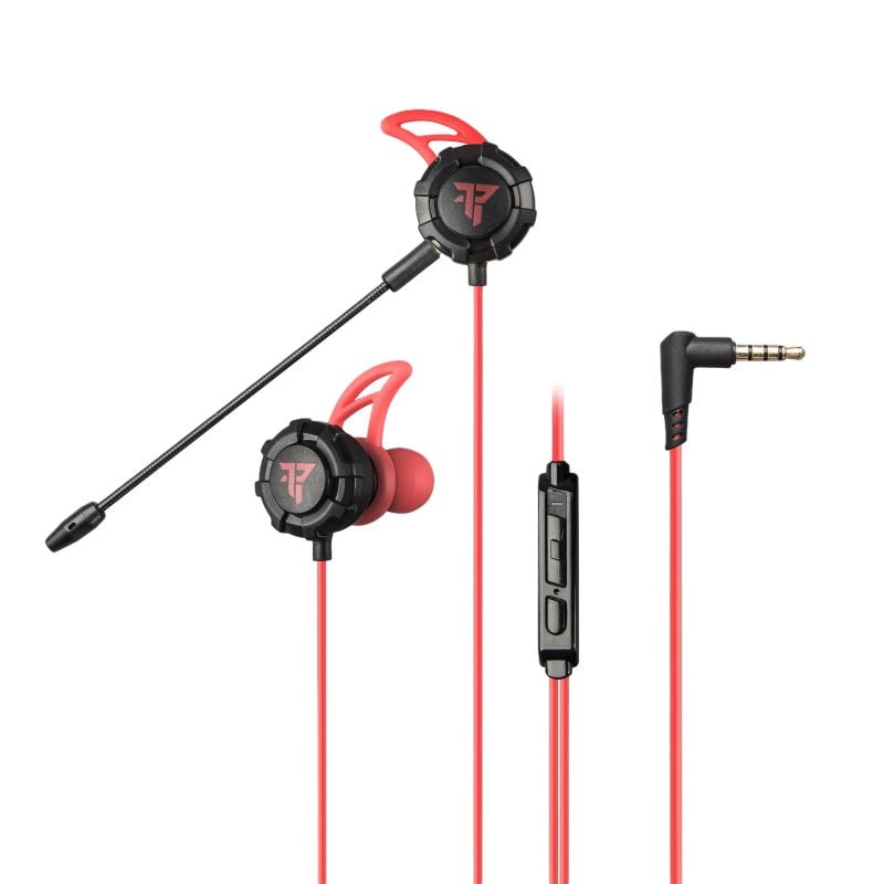 tempest Tempest Battle Earphones Casque Gaming Red Black