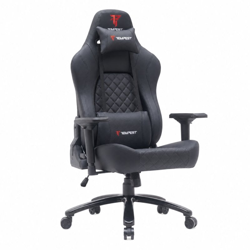 tempest Chaise de jeu Tempest Thickbone jusqu'à 250 kg Black