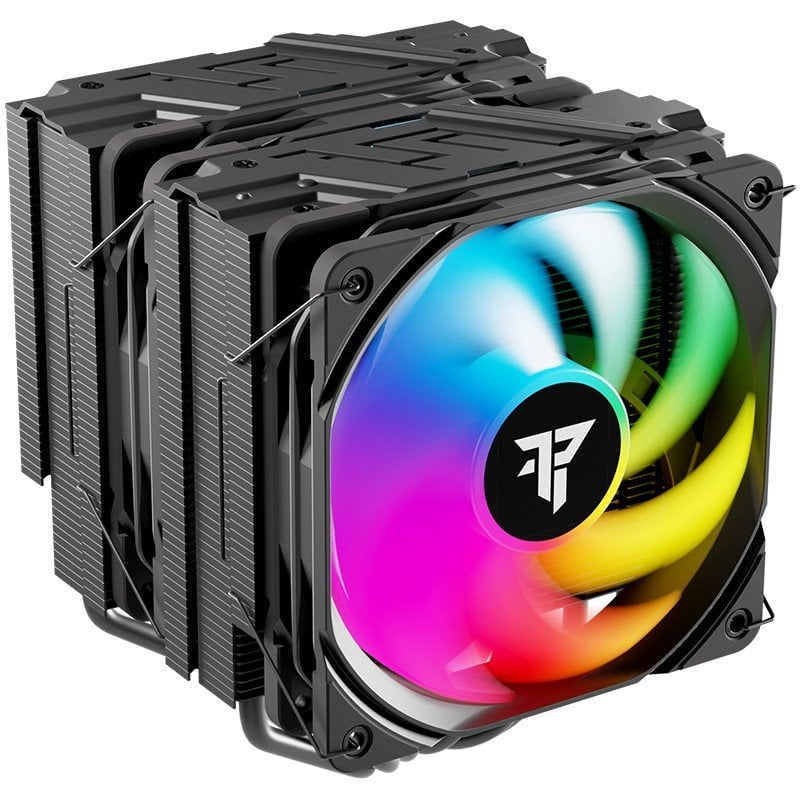 tempest Tempest Cooler 6Pipes Black A-RGB Double dissipateur thermique Ventilateur CPU 2x120 mm Black