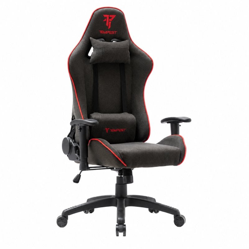 tempest Fauteuil Gaming Tempest Vanquish Tissu Respirant Black Red