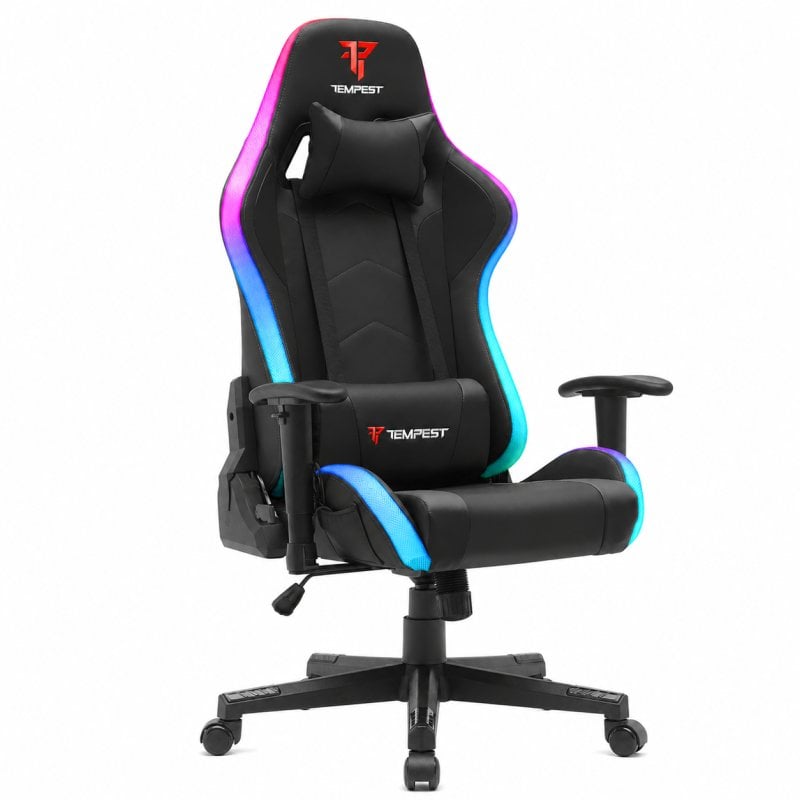 tempest Chaise de jeu Black Tempest Glare RGB
