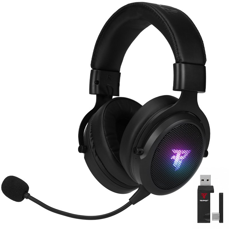tempest Casque de jeu Tempest GHS PRO 20 Monarch RGB sans fil PC PS4 PS5 Switch