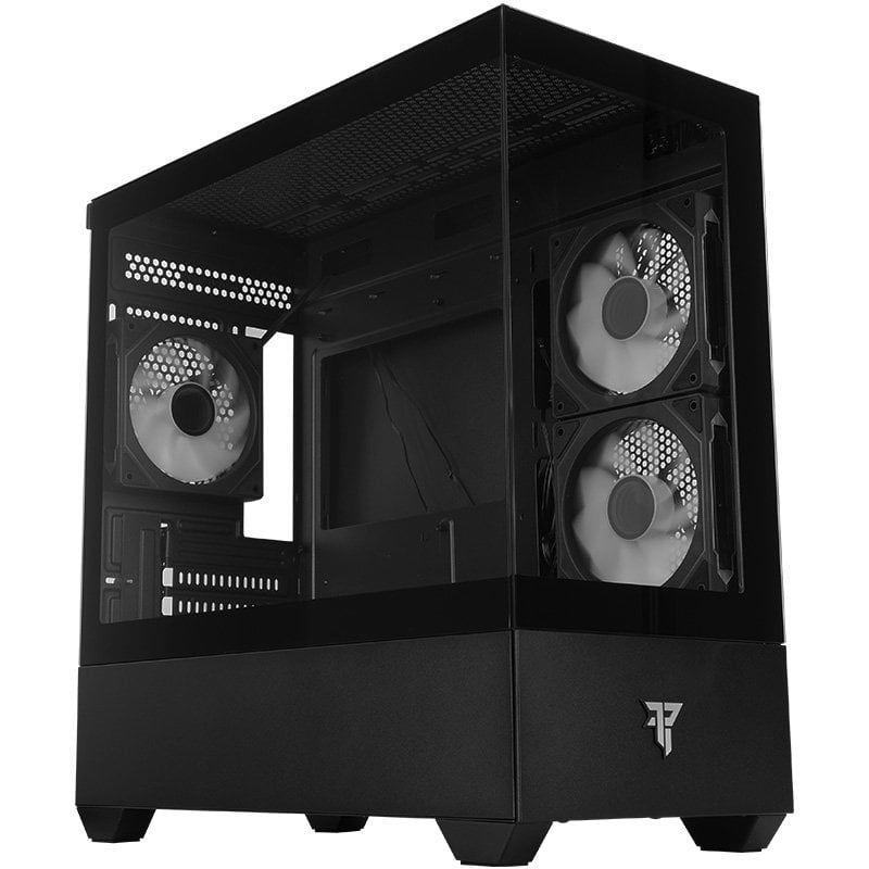 tempest Tempest Compact Lumina ARGB M-ATX Verre Trempé USB 3.0 Black