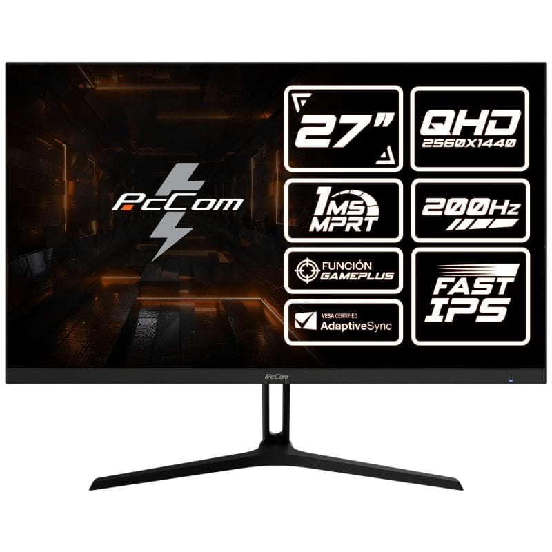 pccom Ecran PC PcCom Elysium Pro 27 QHD 200Hz Fast IPS 1ms AdaptiveSync HDR