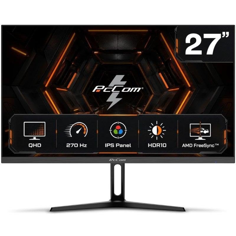pccom Écran PC PcCom Elysium Pro 27 QHD 270Hz IPS HDR10 FreeSync 1ms