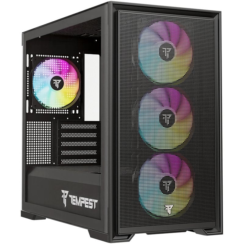 tempest Tempest Airflow Stronghold ARGB M-ATX Black