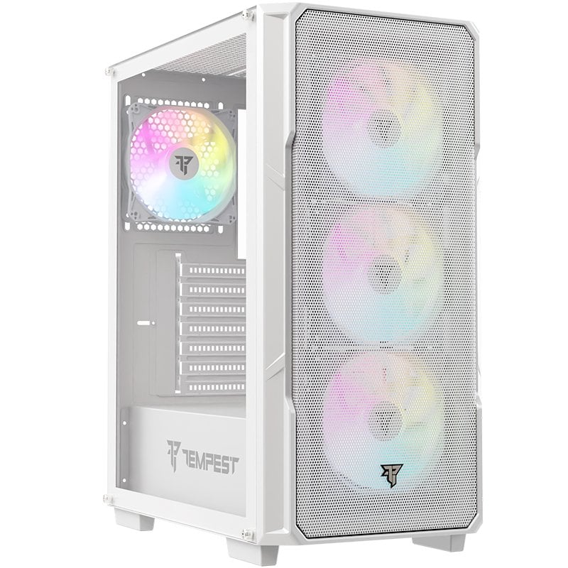 tempest Tempest Airflow Garrison ARGB ATX White