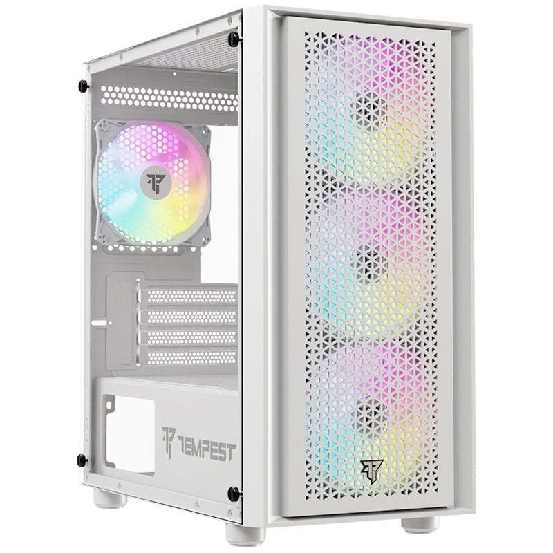 tempest Tempest Airflow Rampart ARGB M-ATX White
