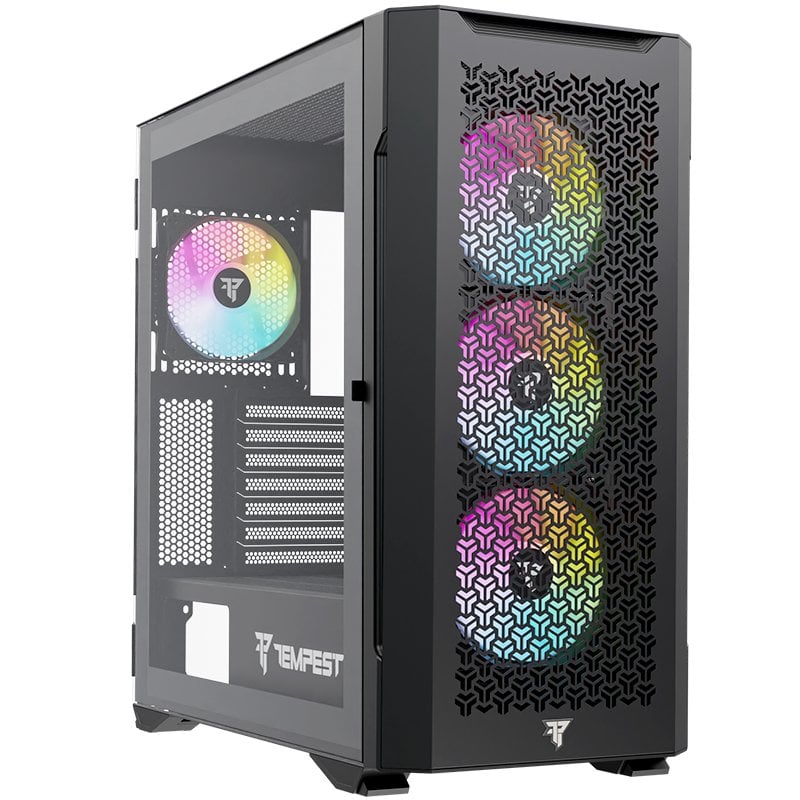 tempest Tempest Airflow Bastion ARGB ATX Black