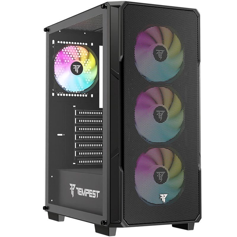 tempest Tempest Airflow Garrison ARGB ATX Black