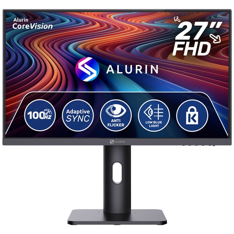 alurin Écran PC Alurin CoreVision 100IPSLite 27 Full HD 100Hz IPS Réglable Hauteur 5ms