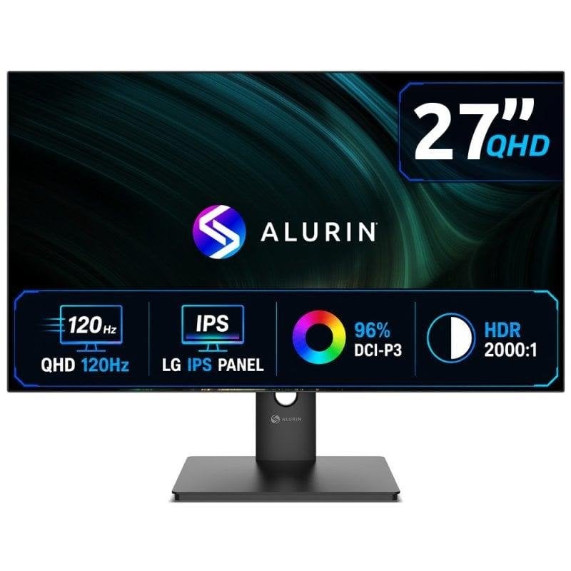 alurin Écran PC Alurin CoreVision 27 IPS QHD 120Hz Dalle FreeSync HDR 1ms