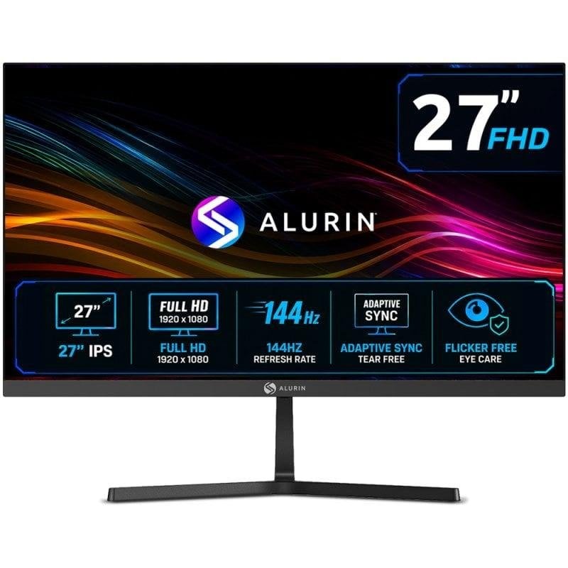 alurin Écran PC Alurin CoreVision 144IPSLite 27 Full HD 144Hz IPS 1ms VESA