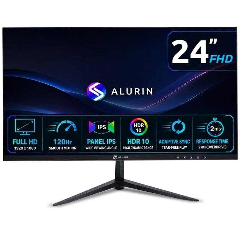 alurin Écran PC Alurin CoreVision 120IPSLite 24 Full HD 120Hz IPS HDR10 Adaptive Sync 2ms