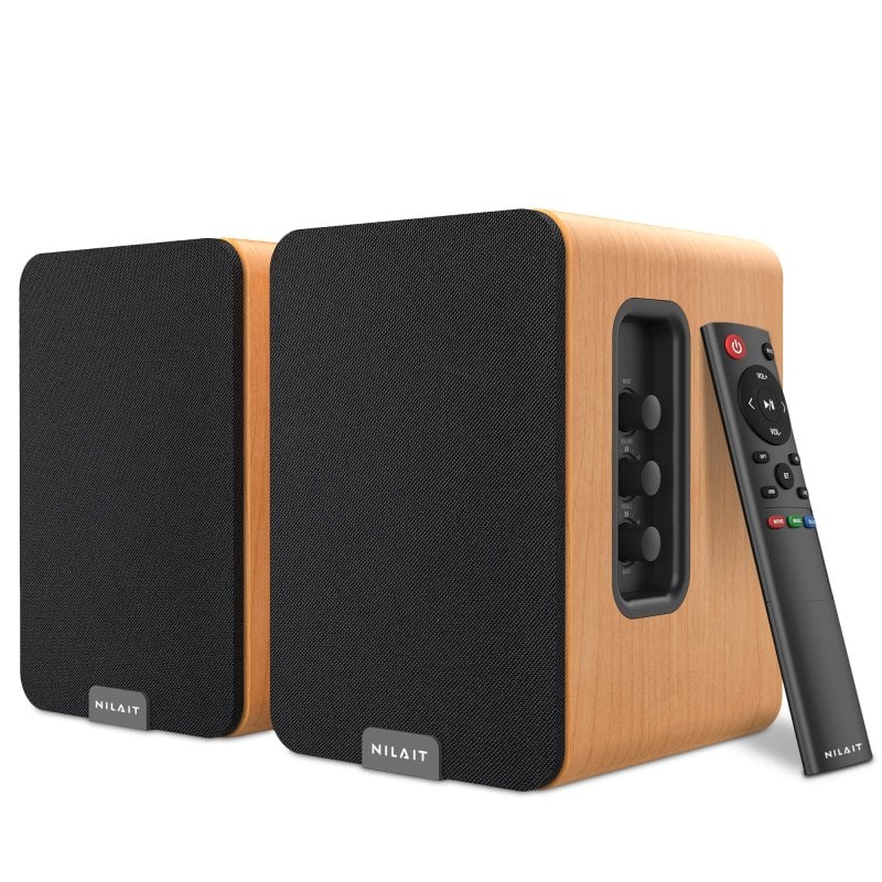 nilait Enceintes Nilait Bluetooth 80W HDMI ARC Optique USB RCA avec télécommande