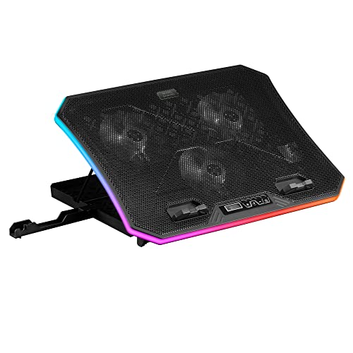 mars-gaming Base de refroidissement Mars Gaming MNBC6 RGB pour ordinateurs portables jusqu'à 19'' support XL