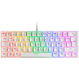 Mars Gaming MK60 White Red Switch
