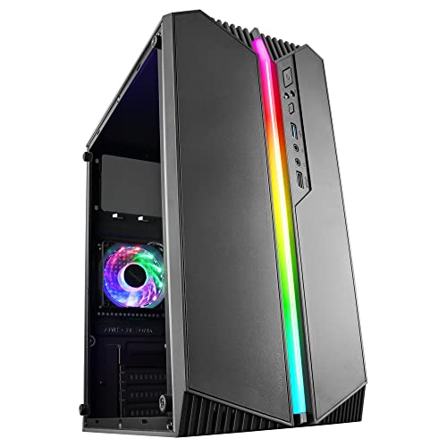 mars-gaming Mars Gaming MC-S1 Boîtier PC Micro-ATX ARGB USB 3.0 avec Window Black