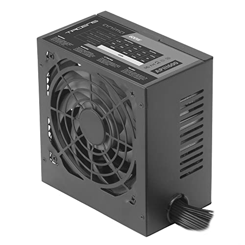 Tacens Anima APIII600, Alimentation PC ATX 600W, Technologie SMD 85 Bronze 12V, Ventilateur Ultra-Silencieux 120mm, Câbles Premium Texturés, Noir