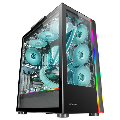 mars-gaming Mars Gaming MC-Ultra Tower Custom XXL Verre Trempé USB 3.0 ARGB Black